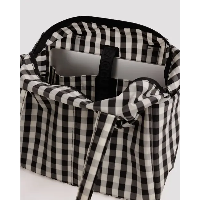 Baggu Everyday Cloud Bag - Black and Cream Gingham