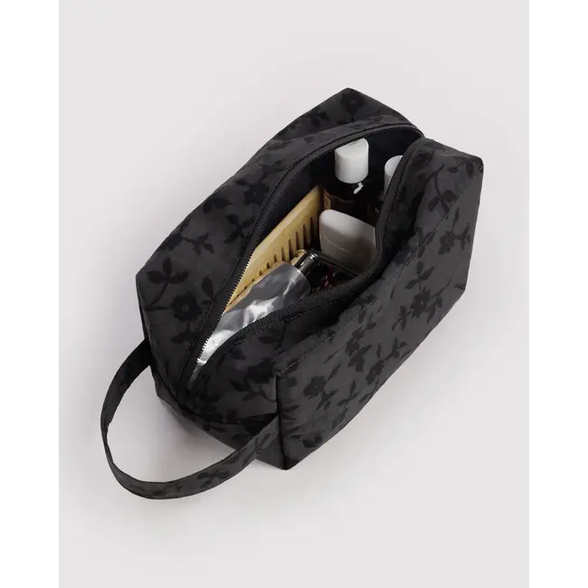 Baggu Dopp Kit - Charcoal Ditsy Floral