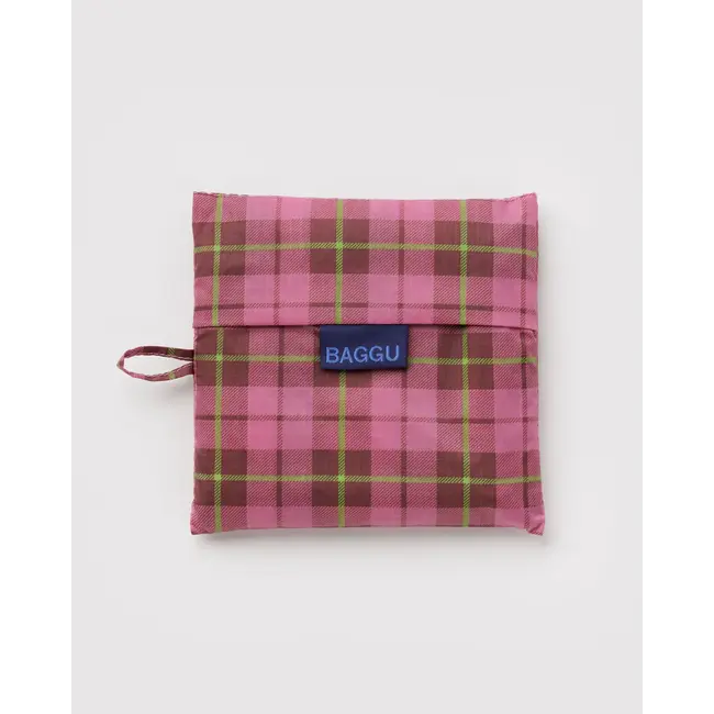 Baggu Big Baggu - Azalea Pink Tartan