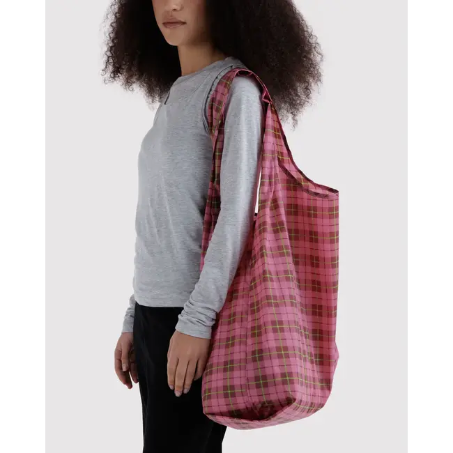 Baggu Big Baggu - Azalea Pink Tartan