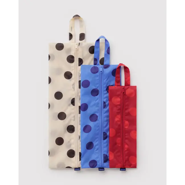 Baggu 3D Zip Set - Polka Dot Mix
