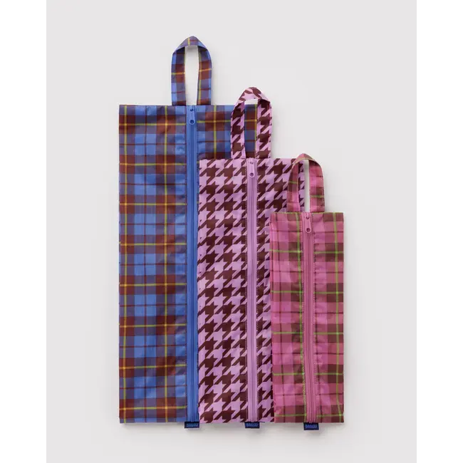 Baggu 3D Zip Set - Check Mix