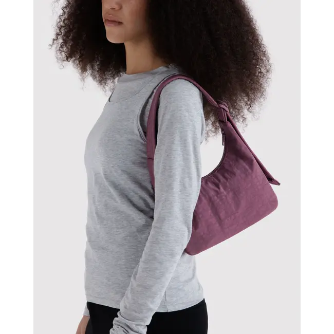 Baggu Mini Nylon Shoulder Bag - Wild Plum