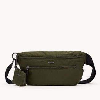 Hammitt Charles Crossbody Large- Jade Nylon/Gunmetal