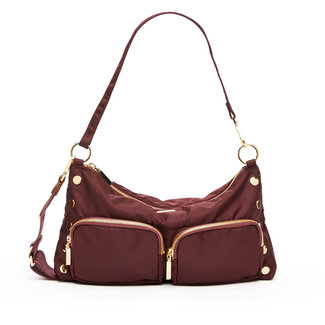 Hammitt Kyle Med- Wine Nylon- G