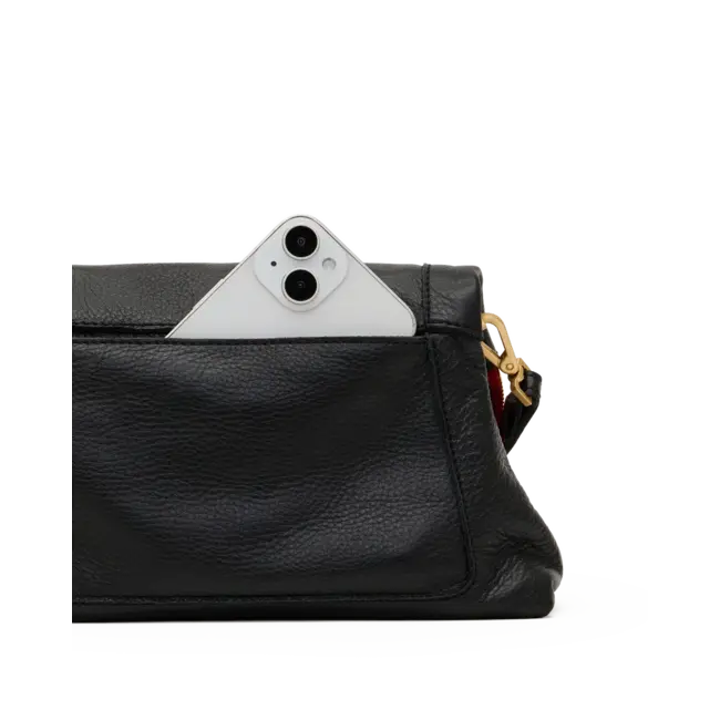 Hammitt Beverly Med- Black-BG- Red Zip