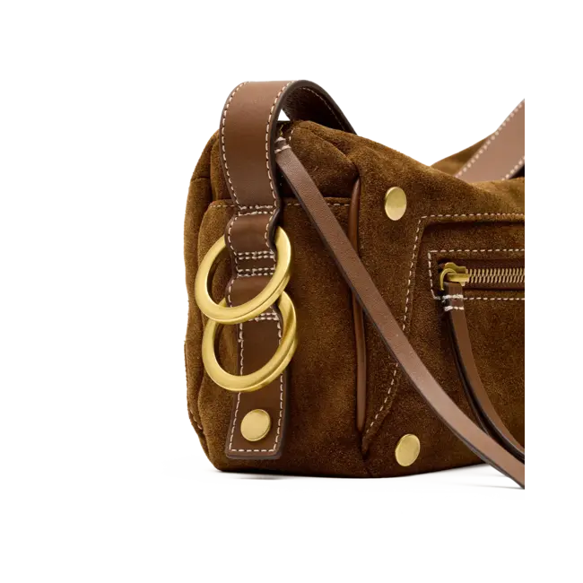 Hammitt Doxie Med- Cinnamon Suede- AG