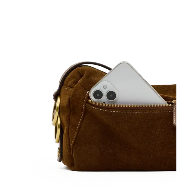 Hammitt Doxie Med- Cinnamon Suede- AG