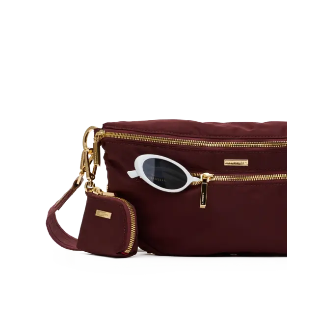 Hammitt Charles Crossbody Lrg- Wine Nylon- G