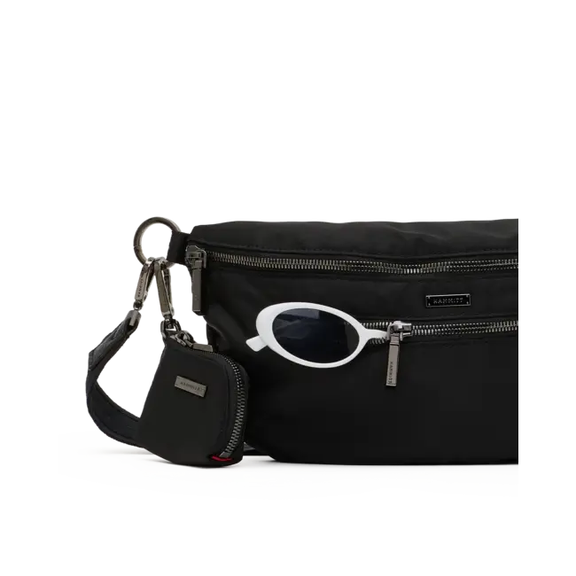 Hammitt Charles Crossbody Lrg- Black Nylon- GM