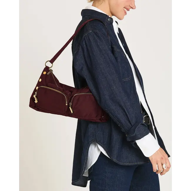 Hammitt Kyle Med- Wine Nylon- G