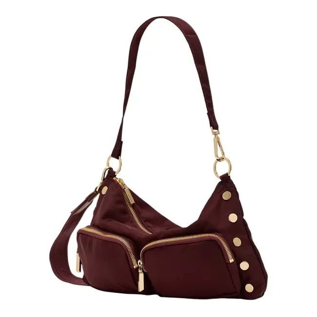 Hammitt Kyle Med- Wine Nylon- G