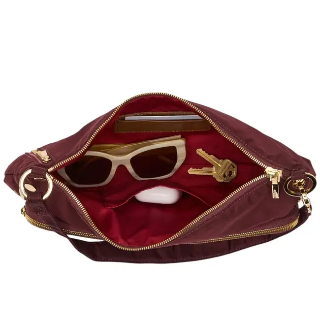 Hammitt Kyle Med- Wine Nylon- G