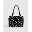 Baggu Small Cloud Carry-On - Black and Cream Polka Dot