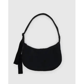 Baggu Medium Nylon Crescent Bag- Black