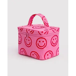 Baggu Large Cosmetic Case - Azalea Pink Happy