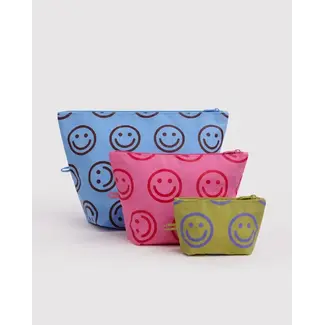 Baggu Go Pouch Set - Pop Happy Mix