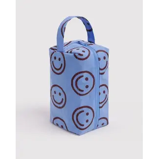 Baggu Dopp Kit - Misty Blue Happy