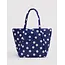 Baggu Cloud Bag - Navy and Cream Polka Dot
