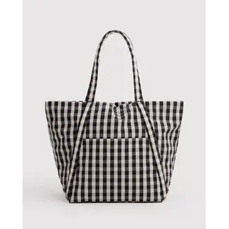 Baggu Cloud Bag - Black and Cream Gingham