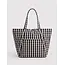 Baggu Cloud Bag - Black and Cream Gingham