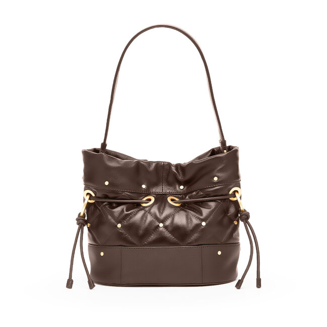 Hammitt Gianna Sml-Quilted Espresso-BG
