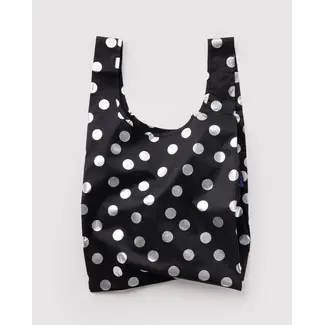 Baggu Standard Baggu - Silver Metallic Polka Dot