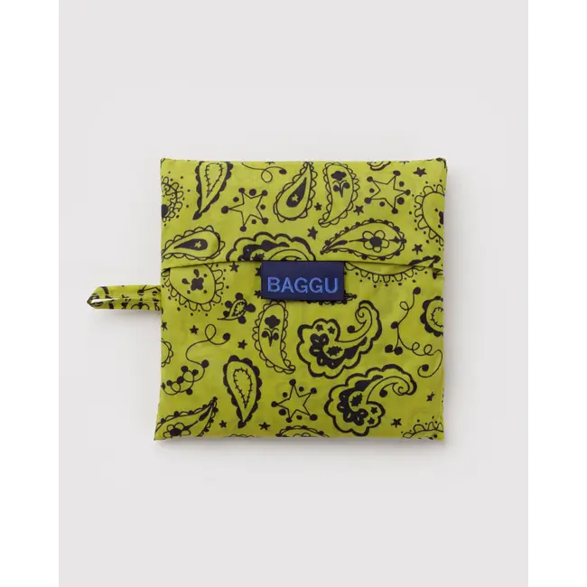 Baggu Standard Baggu - Chartreuse Paisley