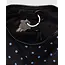 Baggu Small Nylon Crescent Bag - Black and Sky Blue Micro Dot