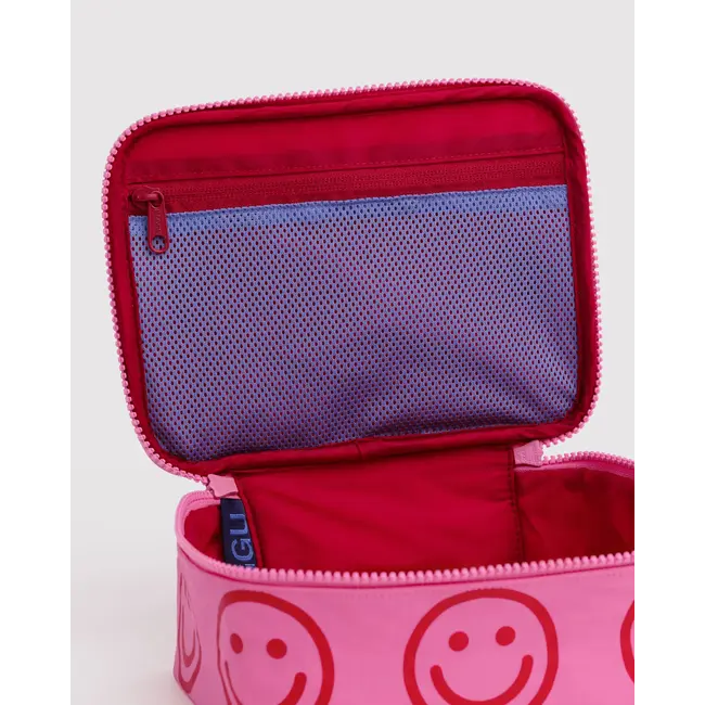 Baggu Small Cosmetic Case - Azalea Pink Happy
