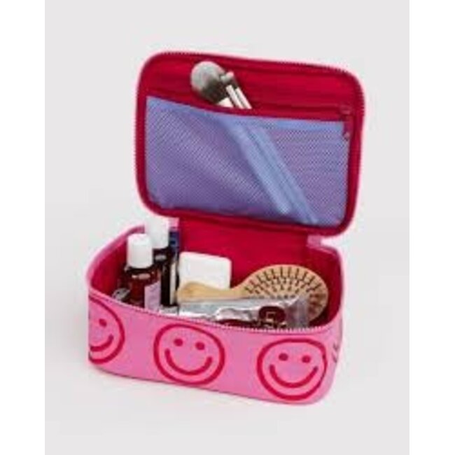 Baggu Small Cosmetic Case - Azalea Pink Happy