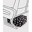 Baggu Small Cloud Carry-On - Black and Cream Polka Dot