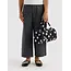 Baggu Nylon Duffle Bag - Black and Cream Polka Dot