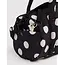 Baggu Nylon Duffle Bag - Black and Cream Polka Dot