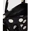 Baggu Nylon Duffle Bag - Black and Cream Polka Dot