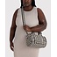 Baggu Nylon Duffle Bag - Black and Cream Gingham