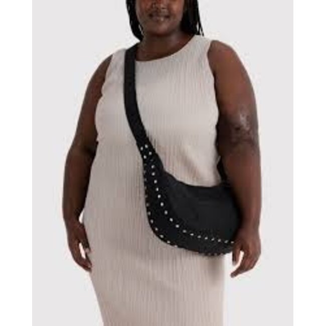 Baggu Medium Nylon Crescent Bag - Studs