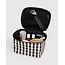 Baggu Large Cosmetic Case - Black and Cream Gingham