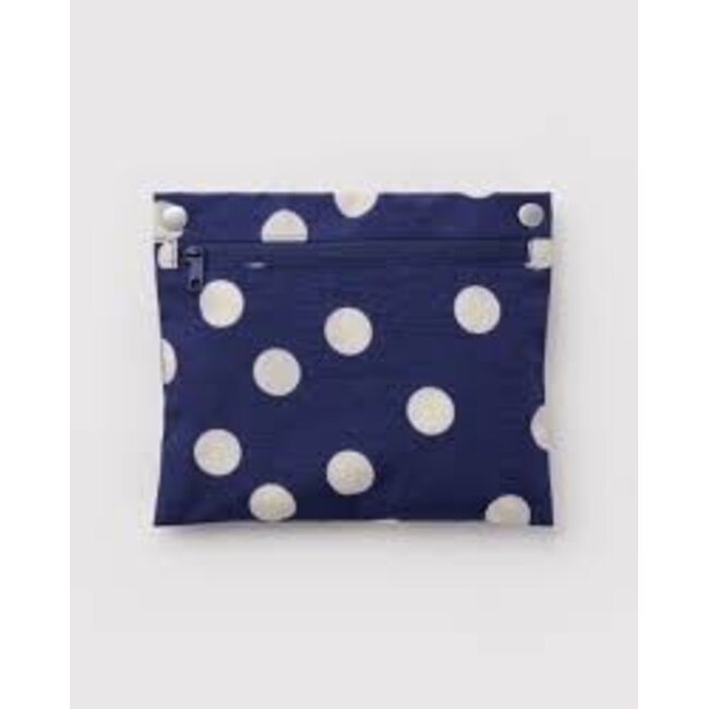 Baggu Cloud Bag - Navy and Cream Polka Dot