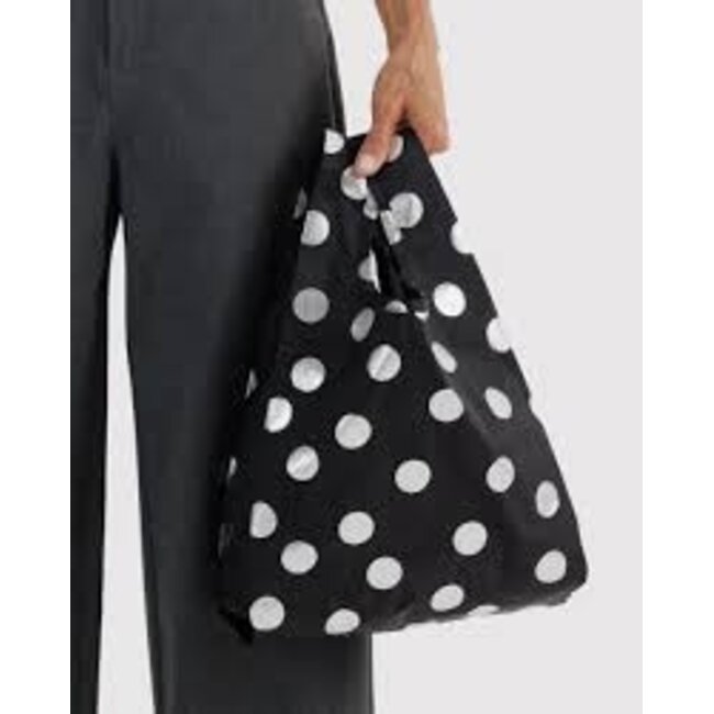 Baggu Baby Baggu - Silver Metallic Polka Dot