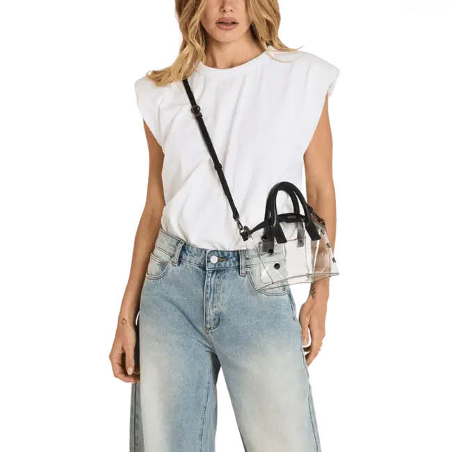 Hammitt Paula Clear-Black-GM