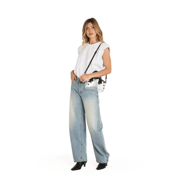 Hammitt Paula Clear-Black-GM