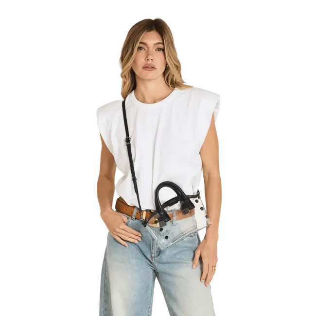 Hammitt Paula Clear-Black-GM