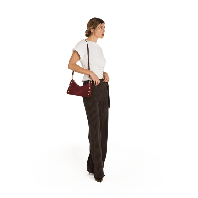 Hammitt Kyle-Cherrywood Suede-BG