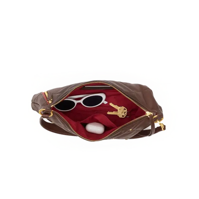 Hammitt Kyle Med-Quilted Espresso-BG