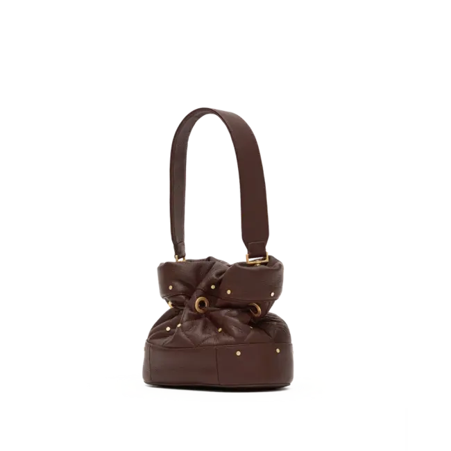 Hammitt Gianna Sml-Quilted Espresso-BG