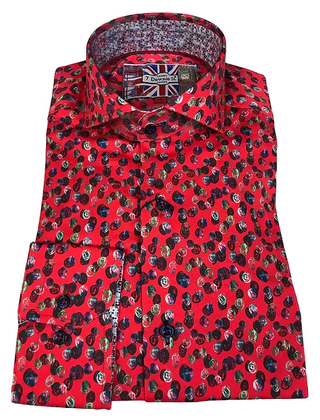 7 Downie St. Pattern Dress Shirt - 3019