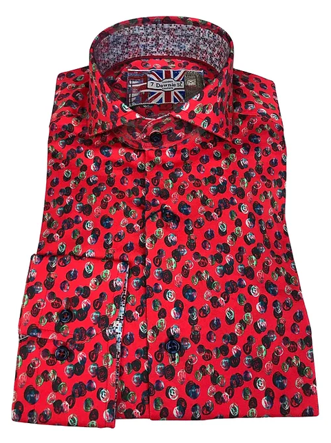 7 Downie St. Pattern Dress Shirt - 3019 7 Downie St. Pattern Dress Shirt - 3019
