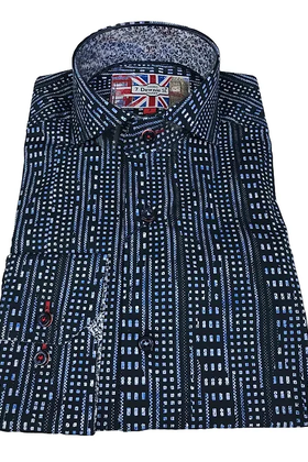 7 Downie St. Pattern Dress Shirt - 2132