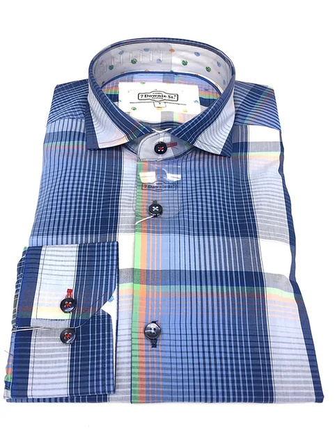 7 Downie St. Pattern Dress Shirt - 4020